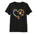 Colorful Watercolor Soccer Heart T-Shirt - Aesthetic Graphic for Adults - T-Shirt, Sweatshirt, Hoodie