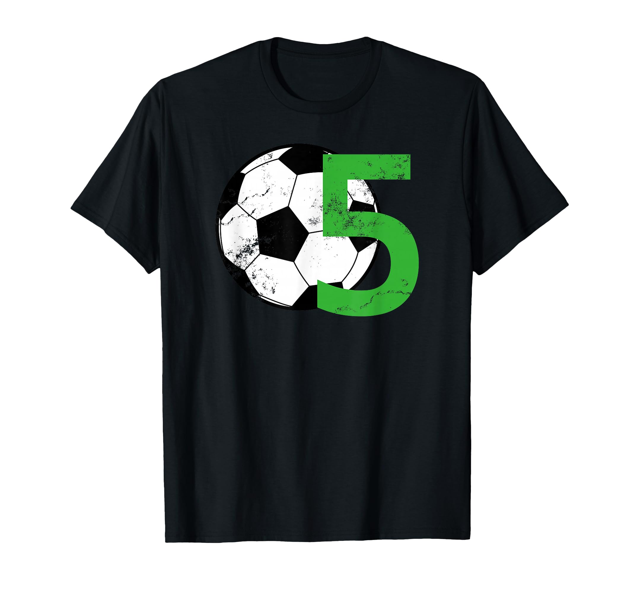 5Th Birthday Soccer 5 Years Old Soccer T-Shirt - Aesthetic Graphic Unisex - T-Shirt, Sweatshirt, Hoodie
