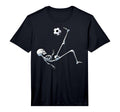 Skeleton Soccer Football Halloween Costume T-Shirt - Graphic Print Unisex - T-Shirt, Sweatshirt, Hoodie