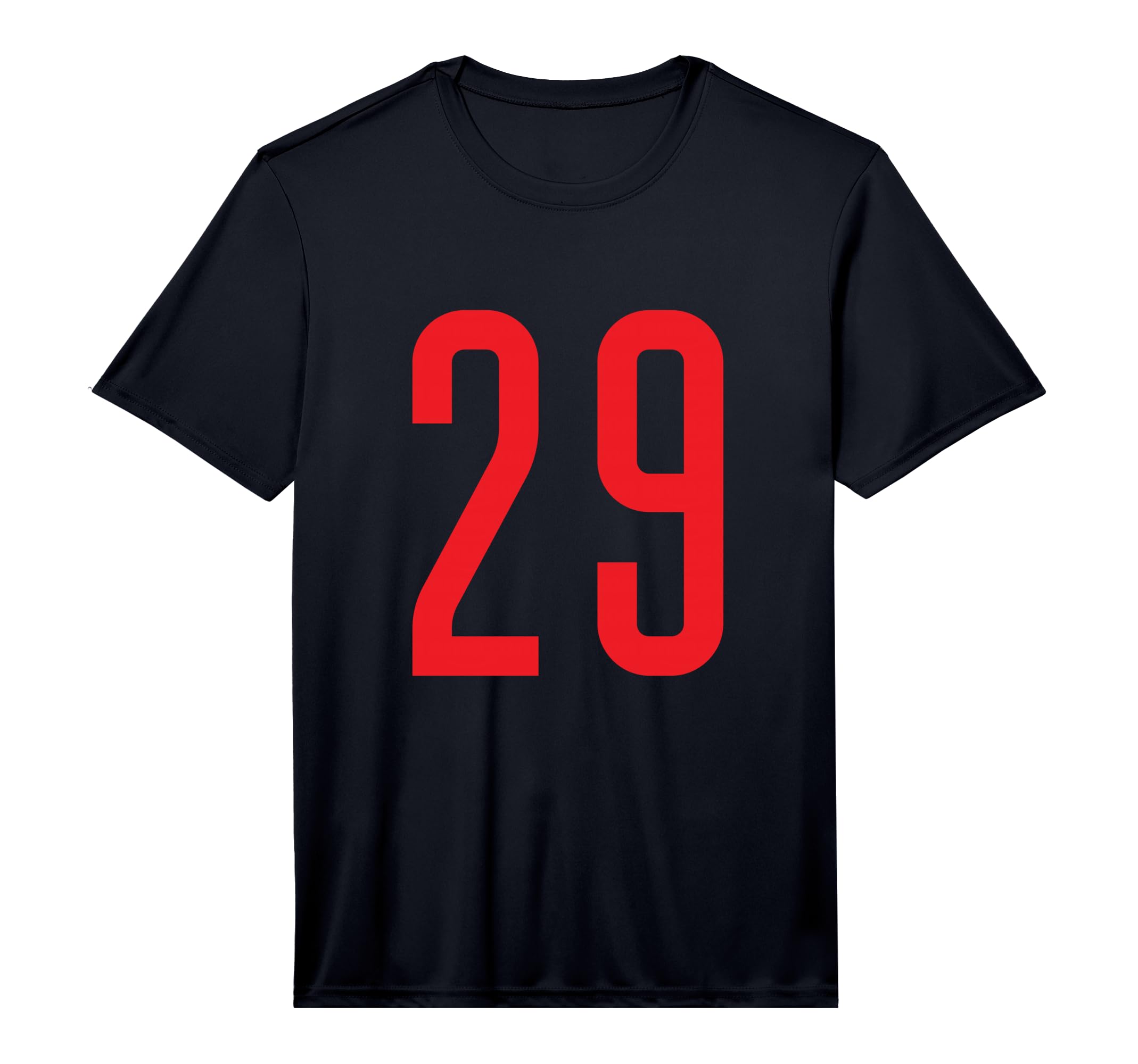 Number 29 Red Sports Team Varsity T-Shirt - Aesthetic Graphic Unisex - T-Shirt, Sweatshirt, Hoodie