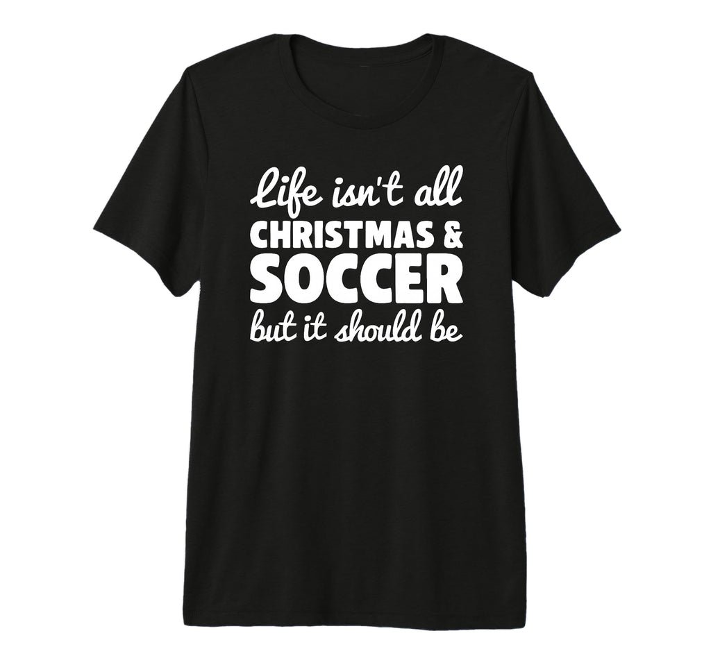 Funny And Soccer And Tri Blend T-Shirt - Unique Graphic Men Women - T-Shirt, Sweatshirt, Hoodie