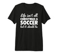 Funny And Soccer And Tri Blend T-Shirt - Unique Graphic Men Women - T-Shirt, Sweatshirt, Hoodie