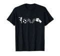 Love Soccer I Love Soccer Sport Player T-Shirt - Aesthetic Graphic Unisex - T-Shirt, Sweatshirt, Hoodie