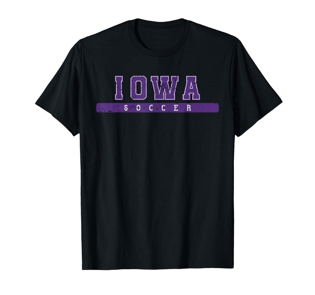 Iowa Soccer Tees Tanks Tops T-Shirt - Trendy Graphic Unisex - T-Shirt, Sweatshirt, Hoodie