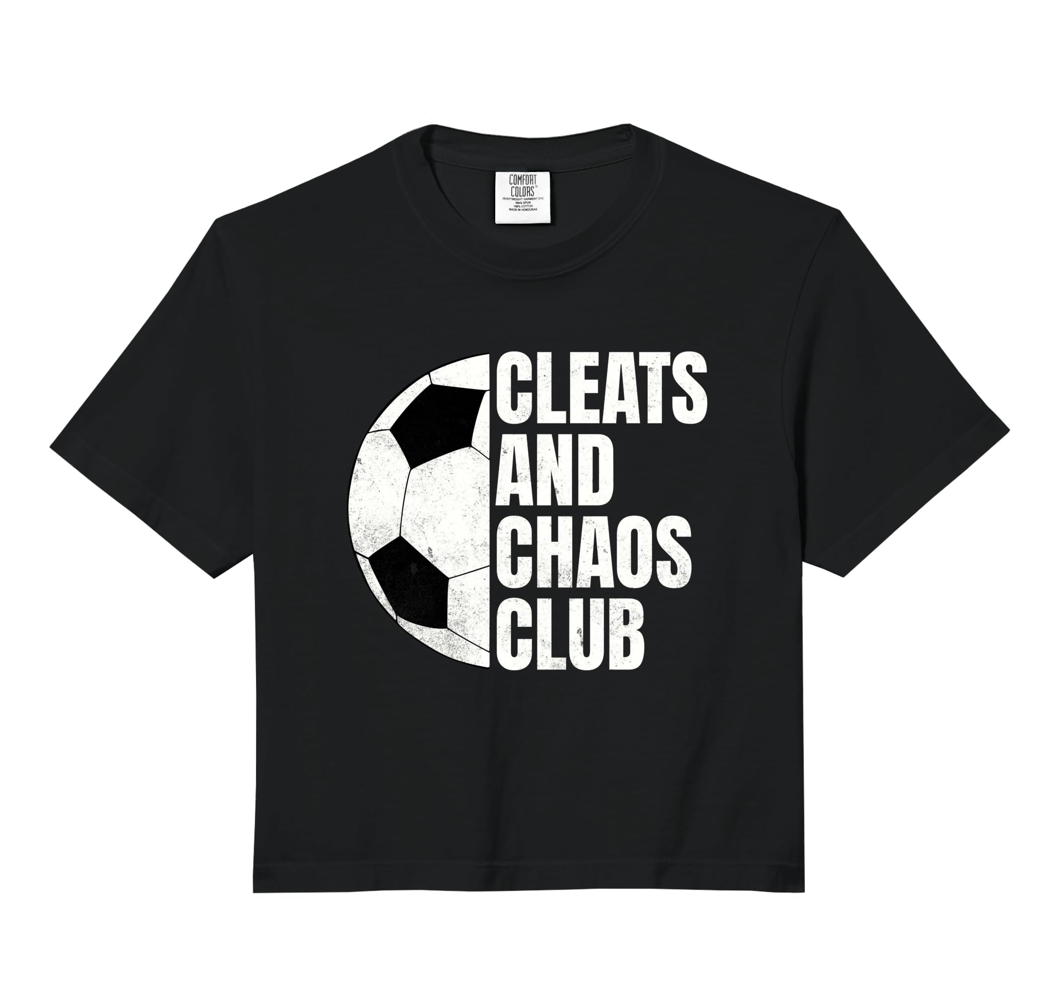 Funny Soccer Cleats And Chaos Club T-Shirt - Graphic Print Men Women - T-Shirt, Sweatshirt, Hoodie