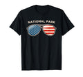 National Park Nj Us Flag Sunglasses T-Shirt - Novelty Apparel Unisex - T-Shirt, Sweatshirt, Hoodie