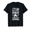 My Favorite Hockey Goalie Cousin Hockey T-Shirt - Graphic Print for Adults - T-Shirt, Sweatshirt, Hoodie