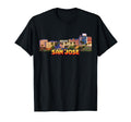 San Jose 8 Bit Video Arcade Gamer T-Shirt - Unique Graphic for Adults - T-Shirt, Sweatshirt, Hoodie