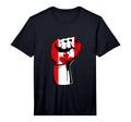 Canada Flag Maple Leaf Handfist Power T-Shirt - Minimalist Print Unisex - T-Shirt, Sweatshirt, Hoodie
