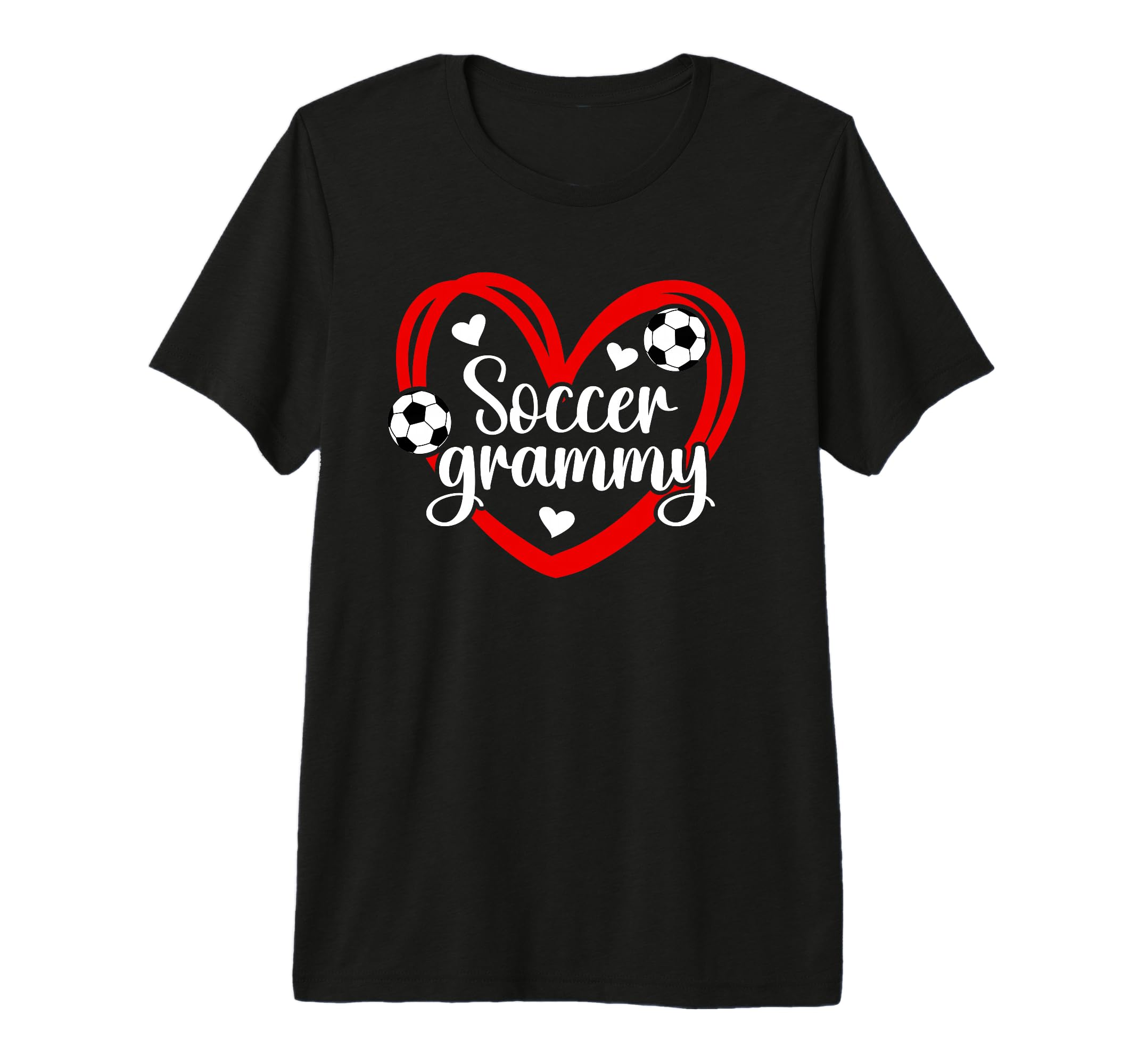 Soccer Grammy Heart Grammy Soccer T-Shirt - Aesthetic Graphic Men Women - T-Shirt, Sweatshirt, Hoodie