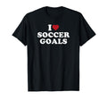 I Love Soccer Goals T-Shirt - Custom Art Print Unisex - T-Shirt, Sweatshirt, Hoodie