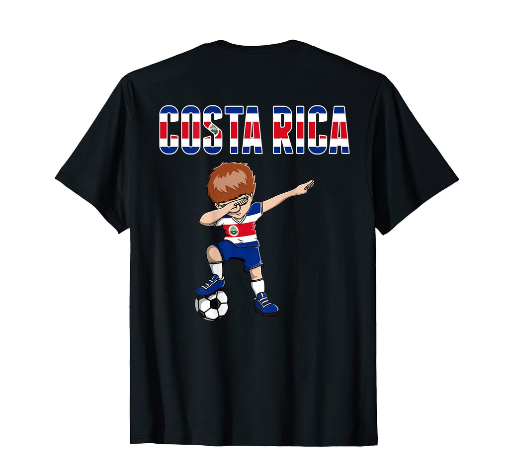 Dabbing Soccer Costa Rica Soccer Fans T-Shirt - Custom Art Print Men Women - T-Shirt, Sweatshirt, Hoodie
