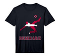 Denmark Soccer Team Dansk Ball Danish T-Shirt - Custom Art Print Unisex - T-Shirt, Sweatshirt, Hoodie