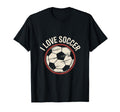 I Love Soccer Football T-Shirt - Custom Art Print Unisex - T-Shirt, Sweatshirt, Hoodie
