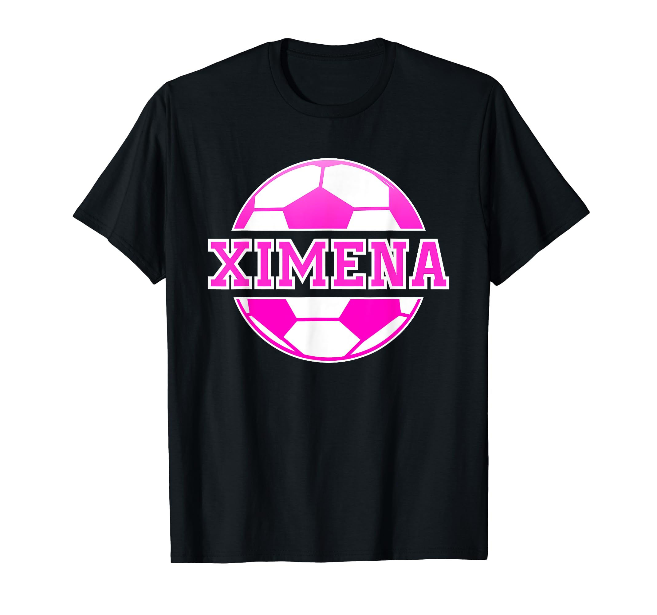 Ximena Name Soccer Play Football T-Shirt - Custom Art Print Men Women - T-Shirt, Sweatshirt, Hoodie