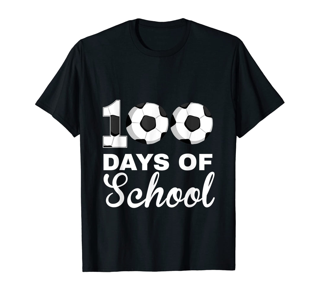100 Days School Soccer Funny Sports T-Shirt - Aesthetic Graphic Men Women - T-Shirt, Sweatshirt, Hoodie