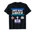 Arcade Gamer Gaming Pixel Space Invasion T-Shirt - Unique Graphic Men Women - T-Shirt, Sweatshirt, Hoodie