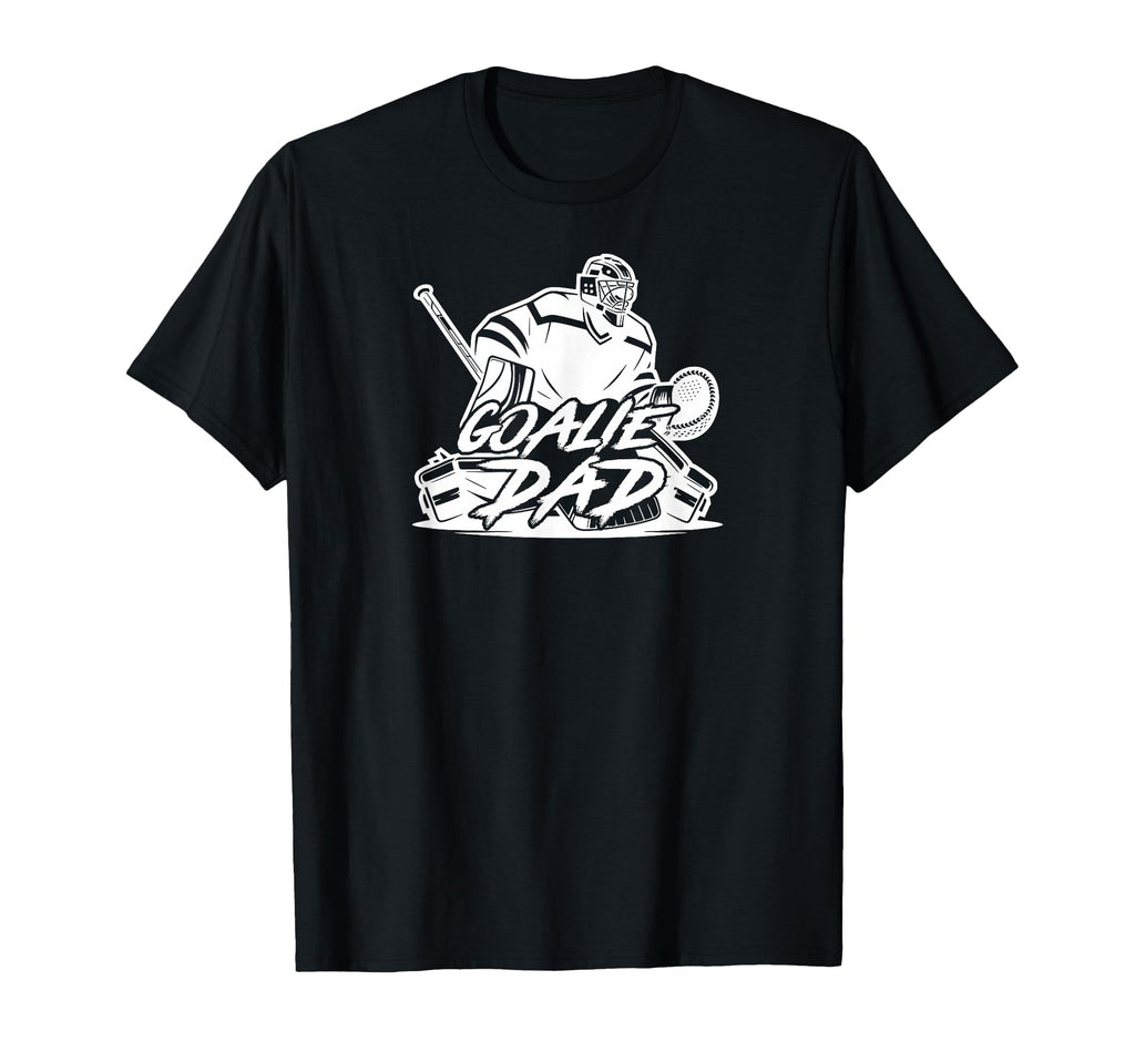 Ice Hockey Goalie Dad Hockey Keeper T-Shirt - Custom Art Print Unisex - T-Shirt, Sweatshirt, Hoodie