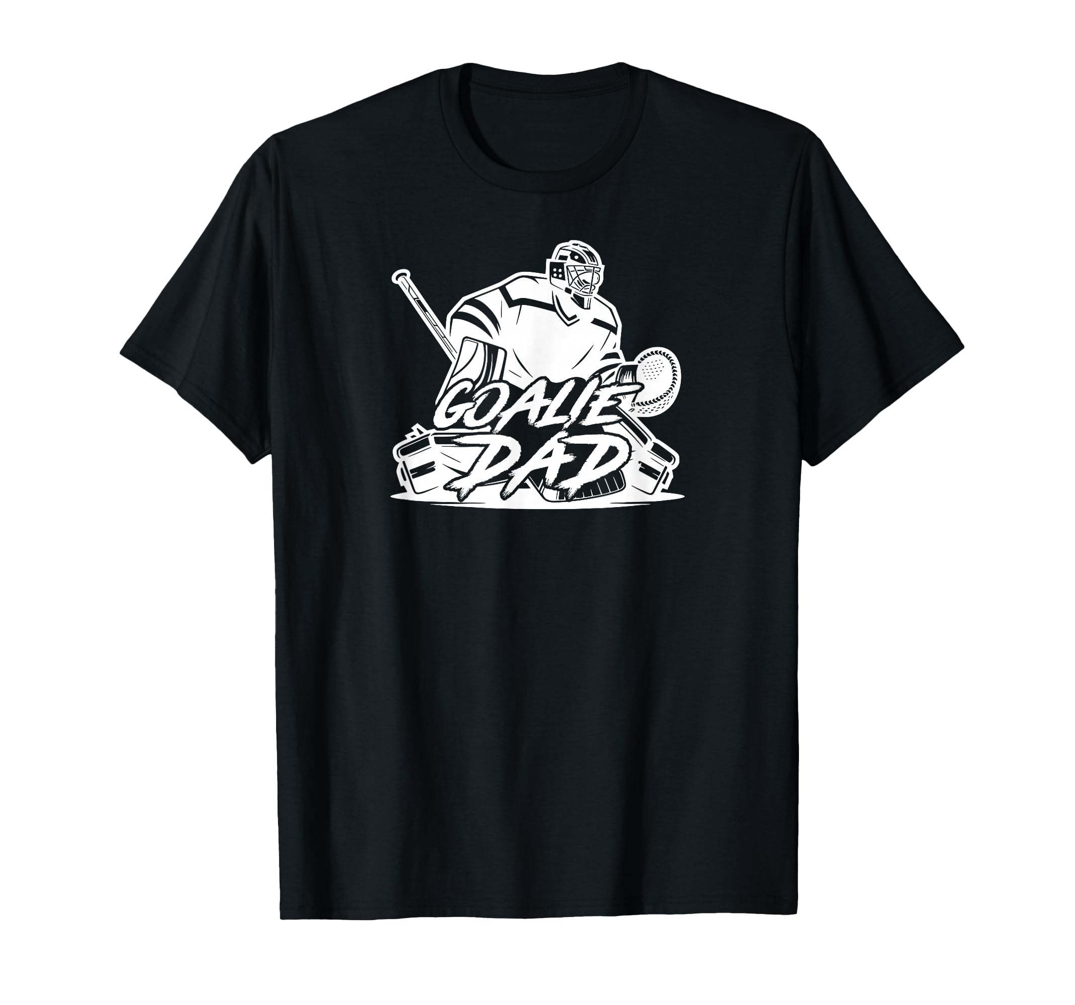 Ice Hockey Goalie Dad Hockey Keeper T-Shirt - Custom Art Print Unisex - T-Shirt, Sweatshirt, Hoodie