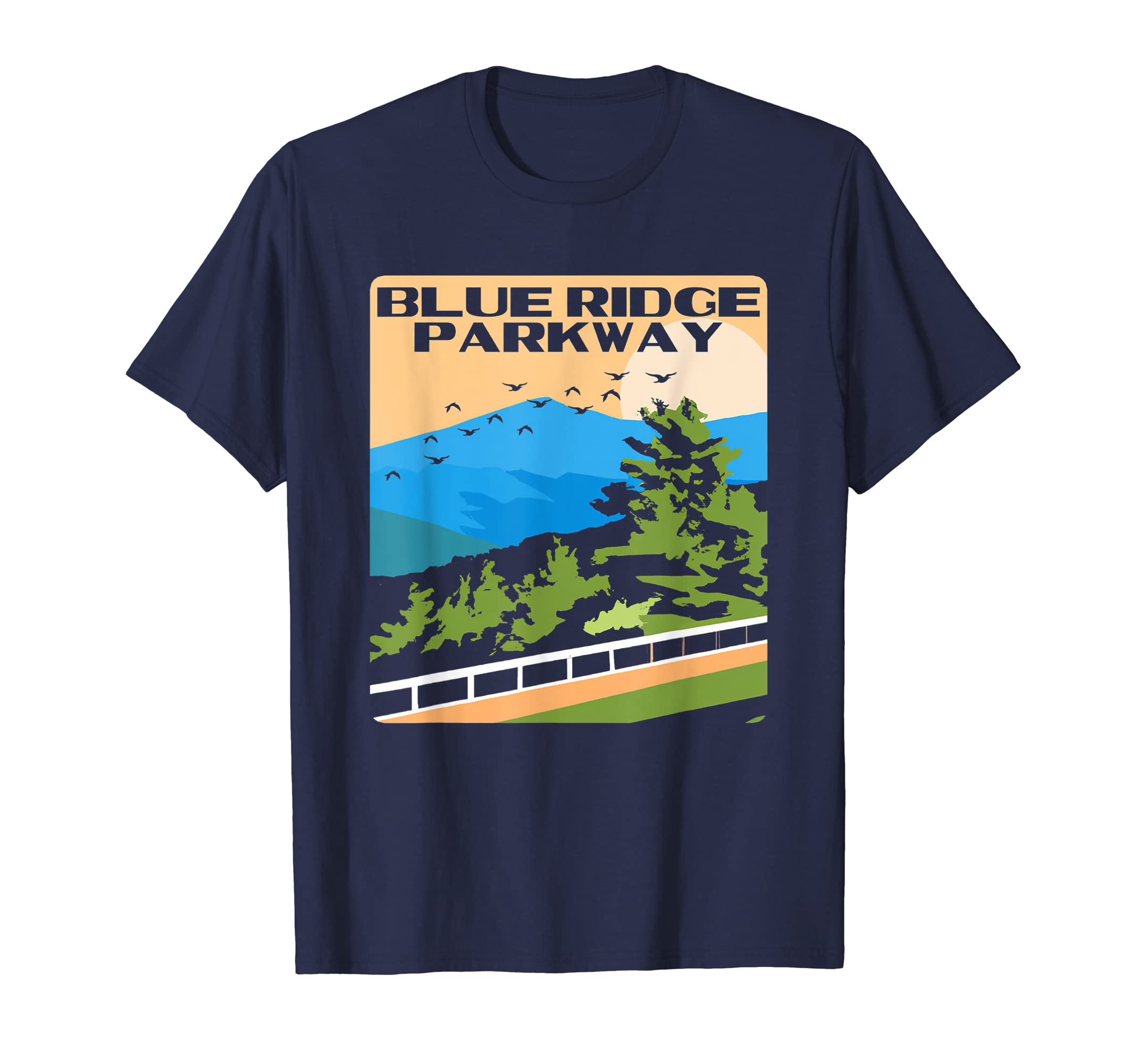 Blue Ridge Parkway Wpa National Park T-Shirt - Casual Everyday Wear Unisex - T-Shirt, Sweatshirt, Hoodie