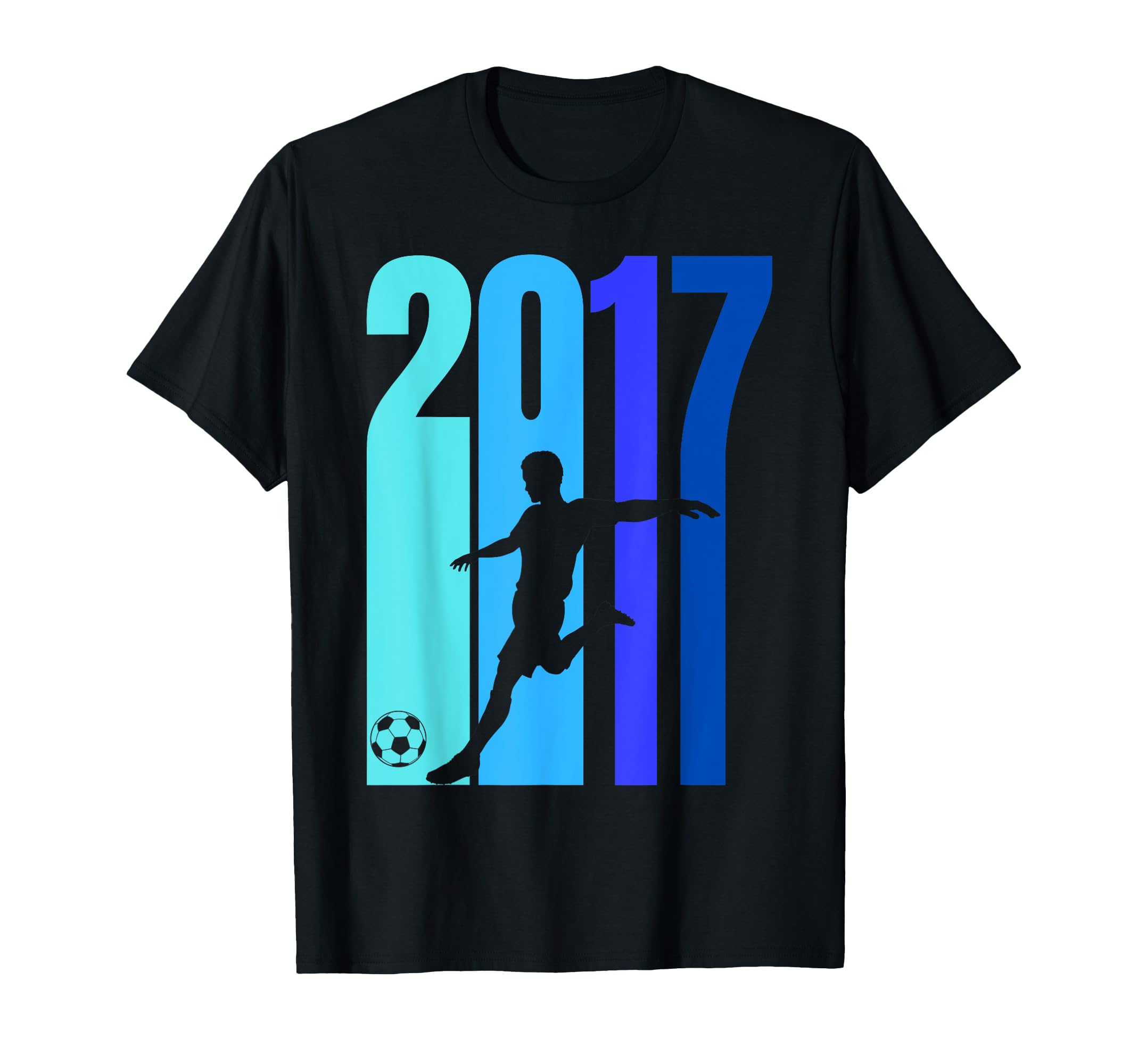 Born 2017 Soccer Gifts Co T-Shirt - Aesthetic Graphic for Adults - T-Shirt, Sweatshirt, Hoodie