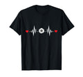 Heartbeat Soccer Sports Player Goal T-Shirt - Casual Everyday Wear Unisex - T-Shirt, Sweatshirt, Hoodie