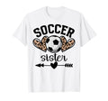 Soccer Sister Womens Soccer Sister Game T-Shirt - Graphic Print Men Women - T-Shirt, Sweatshirt, Hoodie