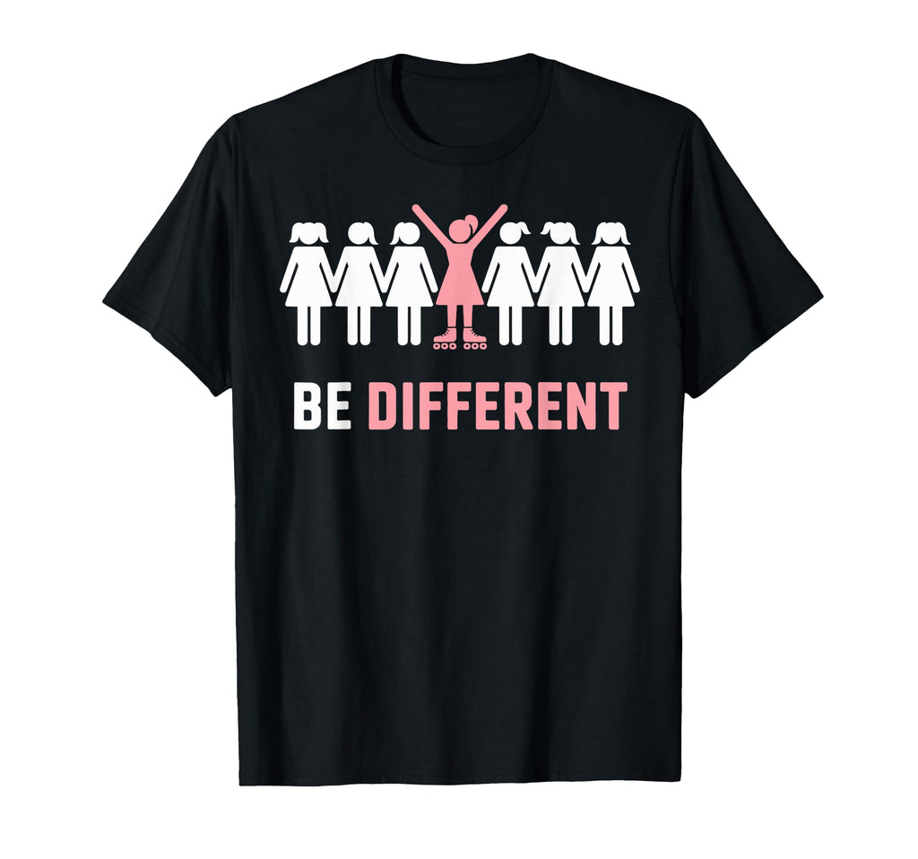 Different Roller Skate Roller T-Shirt - Streetwear Style for Adults - T-Shirt, Sweatshirt, Hoodie