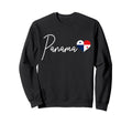 Panama Heart Pride Panamanian Flag Sweatshirt - Streetwear Style Unisex - T-Shirt, Sweatshirt, Hoodie
