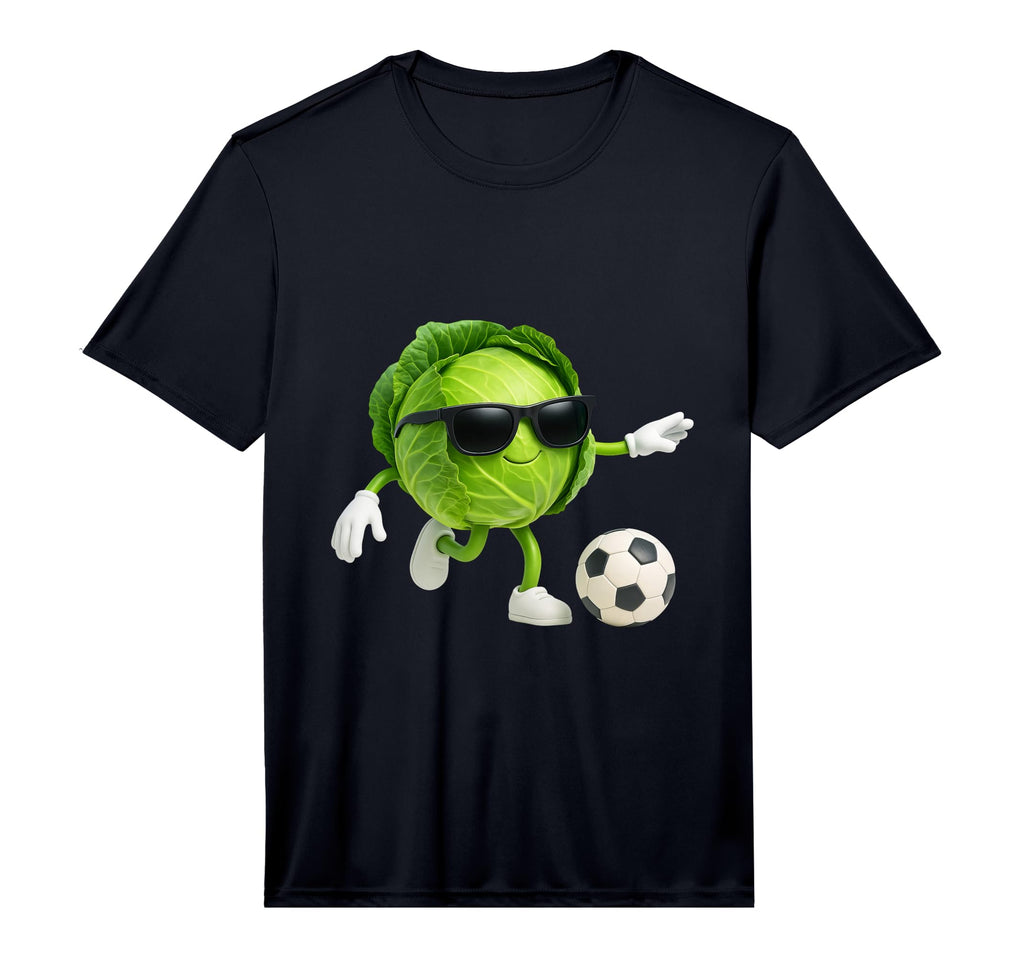 Mens Cabbage Soccer Performance T-Shirt - Aesthetic Graphic for Adults - T-Shirt, Sweatshirt, Hoodie