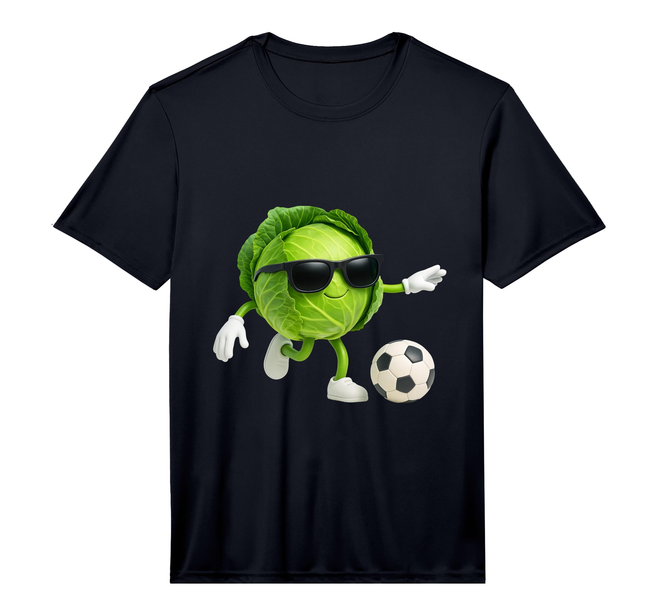 Mens Cabbage Soccer Performance T-Shirt - Aesthetic Graphic for Adults - T-Shirt, Sweatshirt, Hoodie