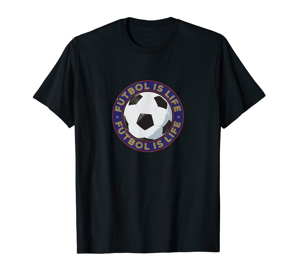 Football Futbol Is Life Soccer Ball T-Shirt - Fun Novelty Design for Adults - T-Shirt, Sweatshirt, Hoodie