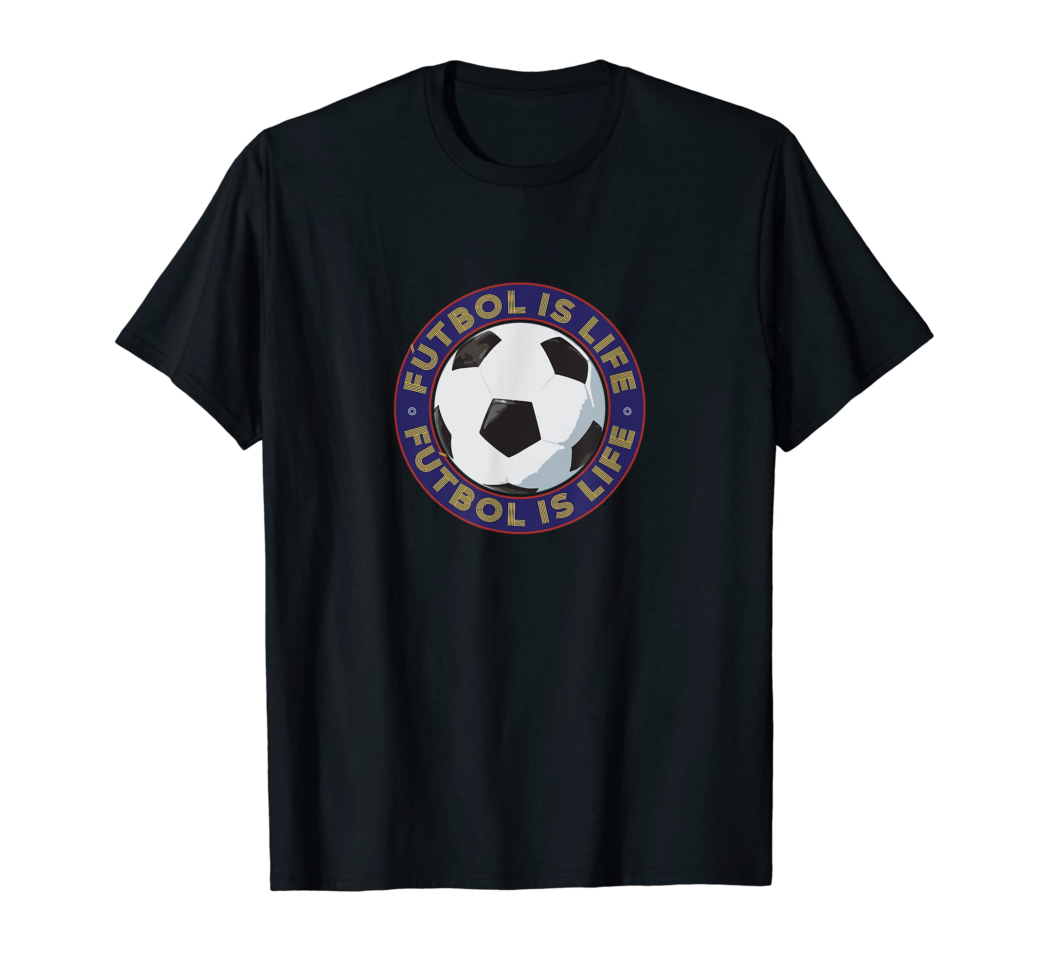 Football Futbol Is Life Soccer Ball T-Shirt - Fun Novelty Design for Adults - T-Shirt, Sweatshirt, Hoodie