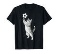 Black And White Tabby Cat Kitten Playing T-Shirt - Trendy Graphic Unisex - T-Shirt, Sweatshirt, Hoodie