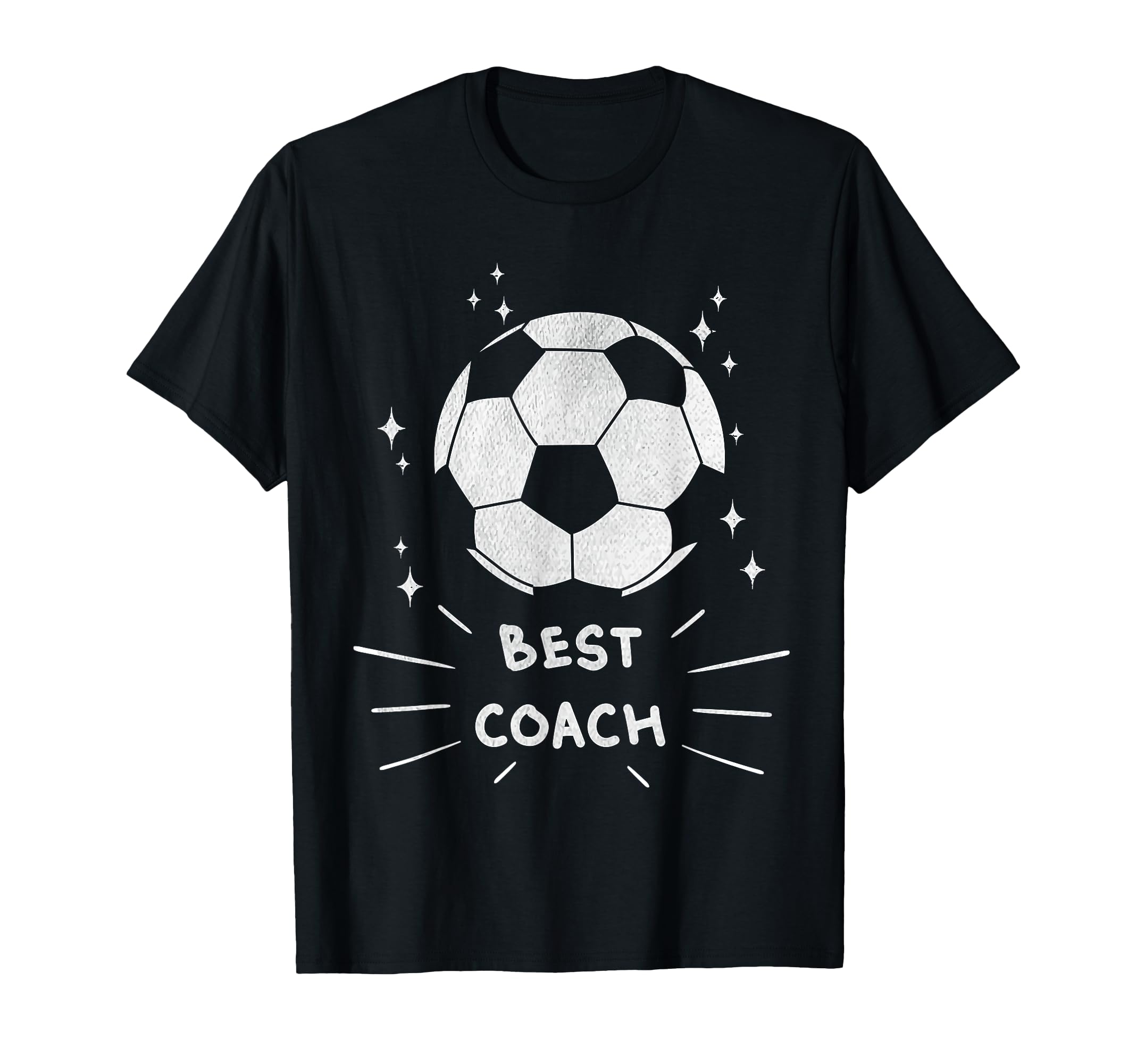 Best Soccer Coach Soccer Ball T-Shirt - Casual Everyday Wear Men Women - T-Shirt, Sweatshirt, Hoodie