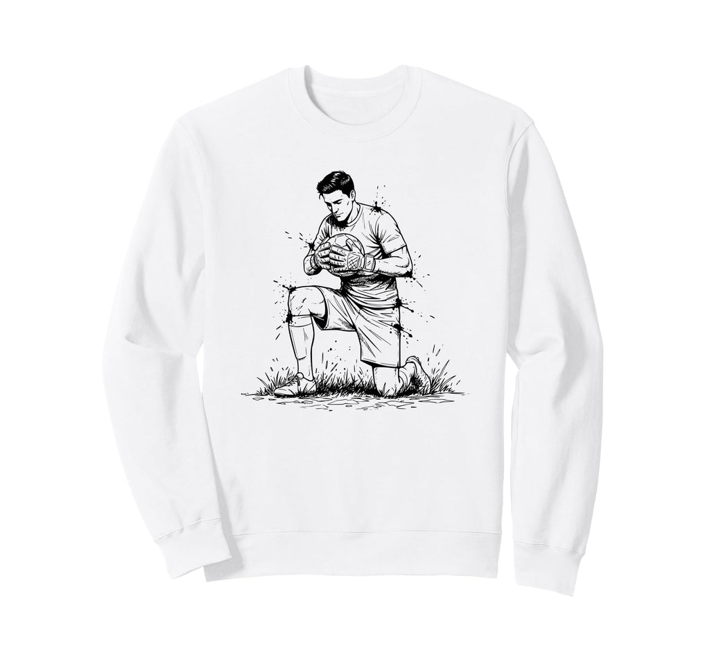 Soccer Goalkeeper Goalie Mens Sweatshirt - Custom Art Print for Adults - T-Shirt, Sweatshirt, Hoodie