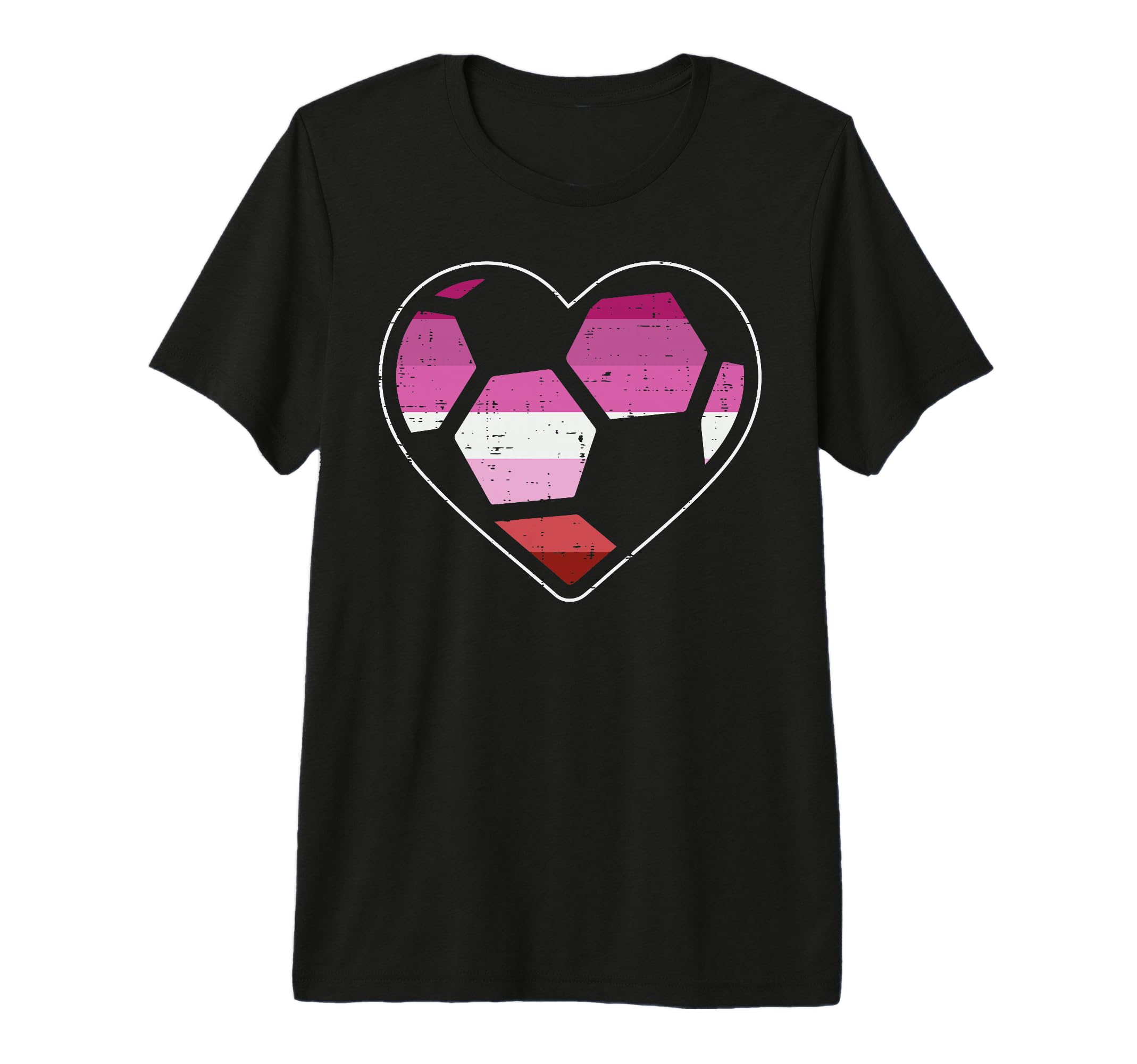 Soccer Heart Sport Lgbt Lesbian Gay T-Shirt - Custom Art Print Unisex - T-Shirt, Sweatshirt, Hoodie