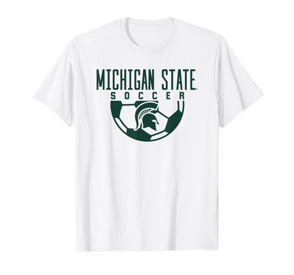 Michigan State Msu Spartans Soccer Arch T-Shirt - Novelty Apparel Unisex - T-Shirt, Sweatshirt, Hoodie