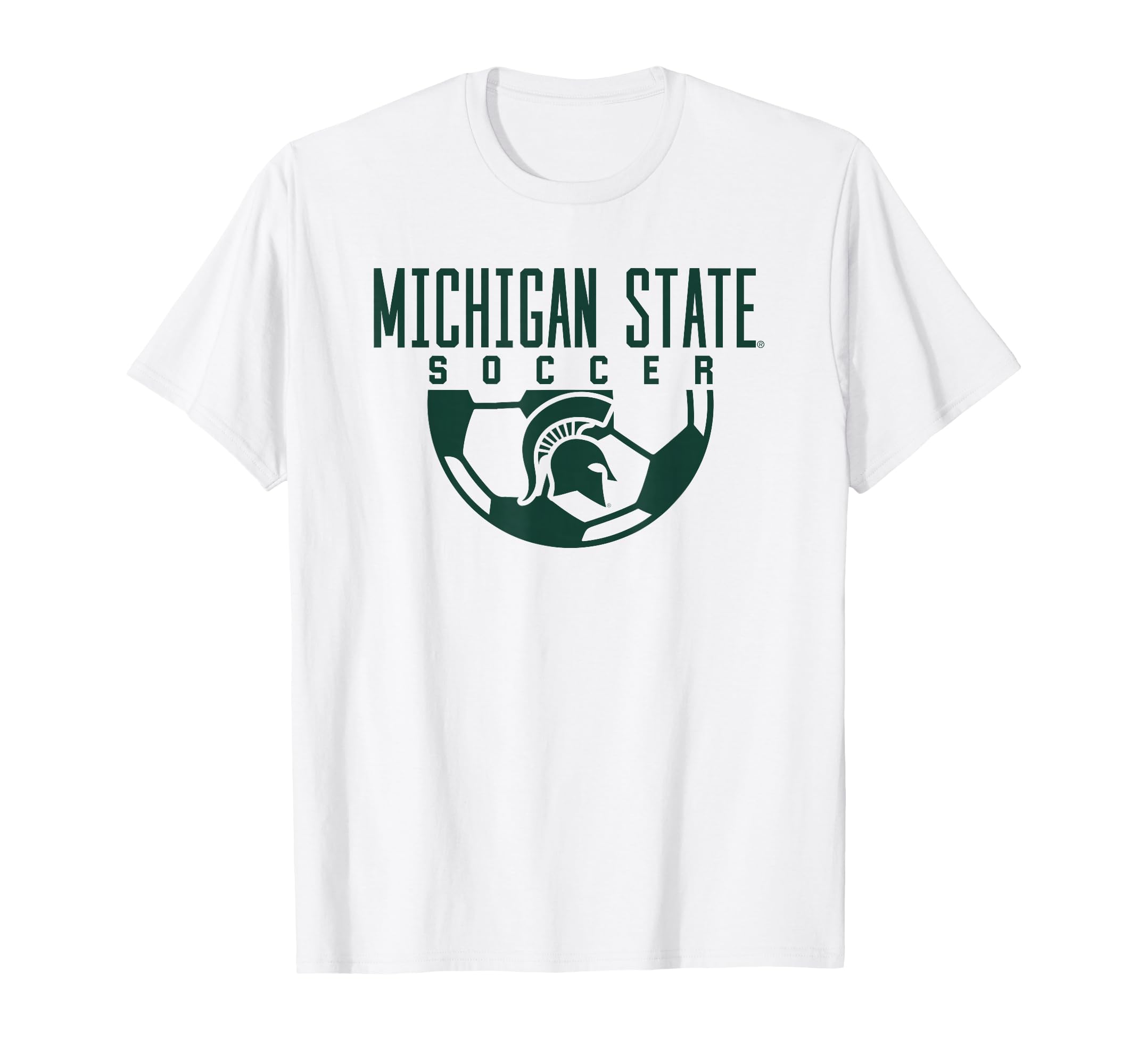 Michigan State Msu Spartans Soccer Arch T-Shirt - Novelty Apparel Unisex - T-Shirt, Sweatshirt, Hoodie