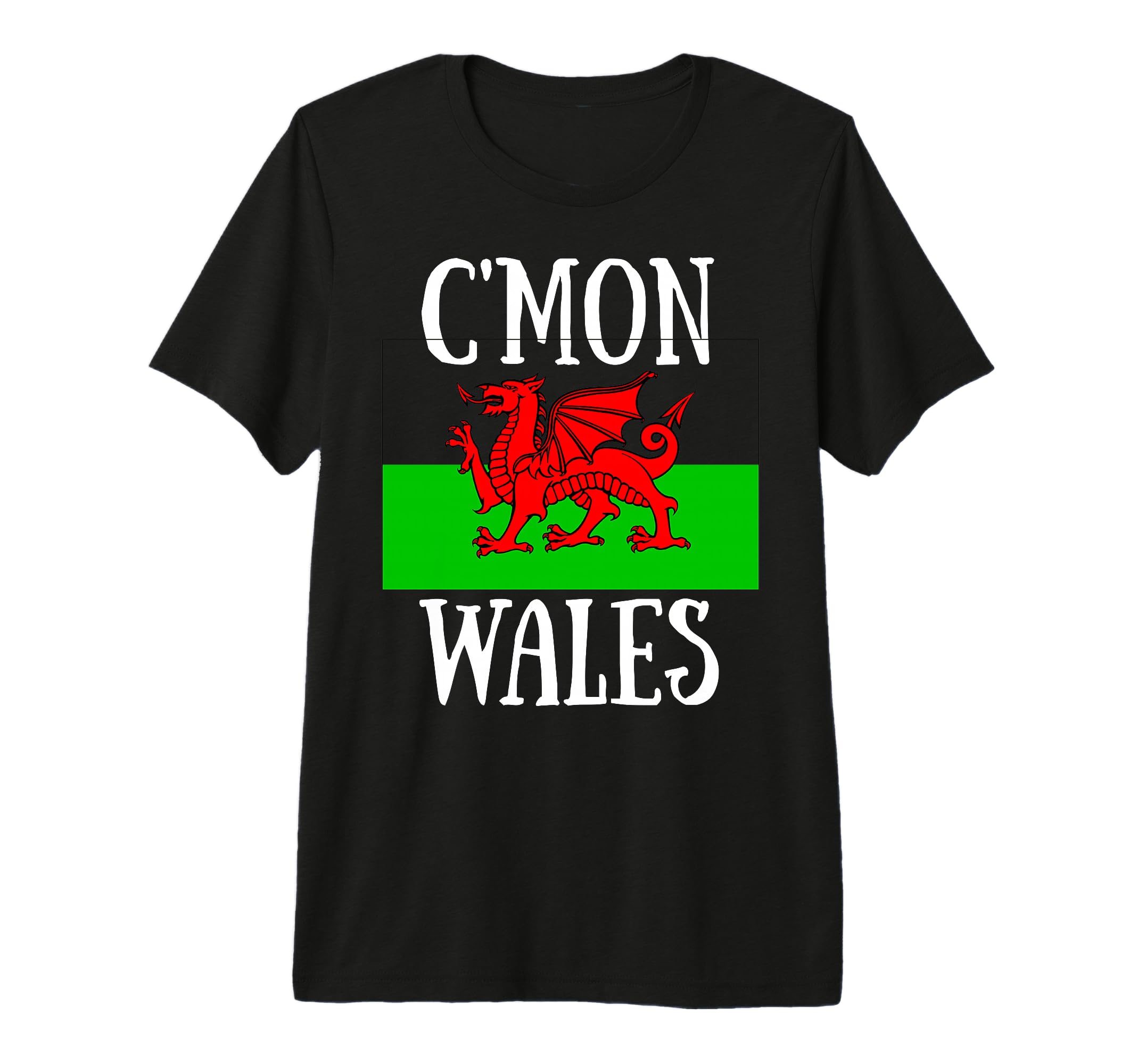 Wales Cymru Flag Love Soccer T-Shirt - Casual Everyday Wear Unisex - T-Shirt, Sweatshirt, Hoodie