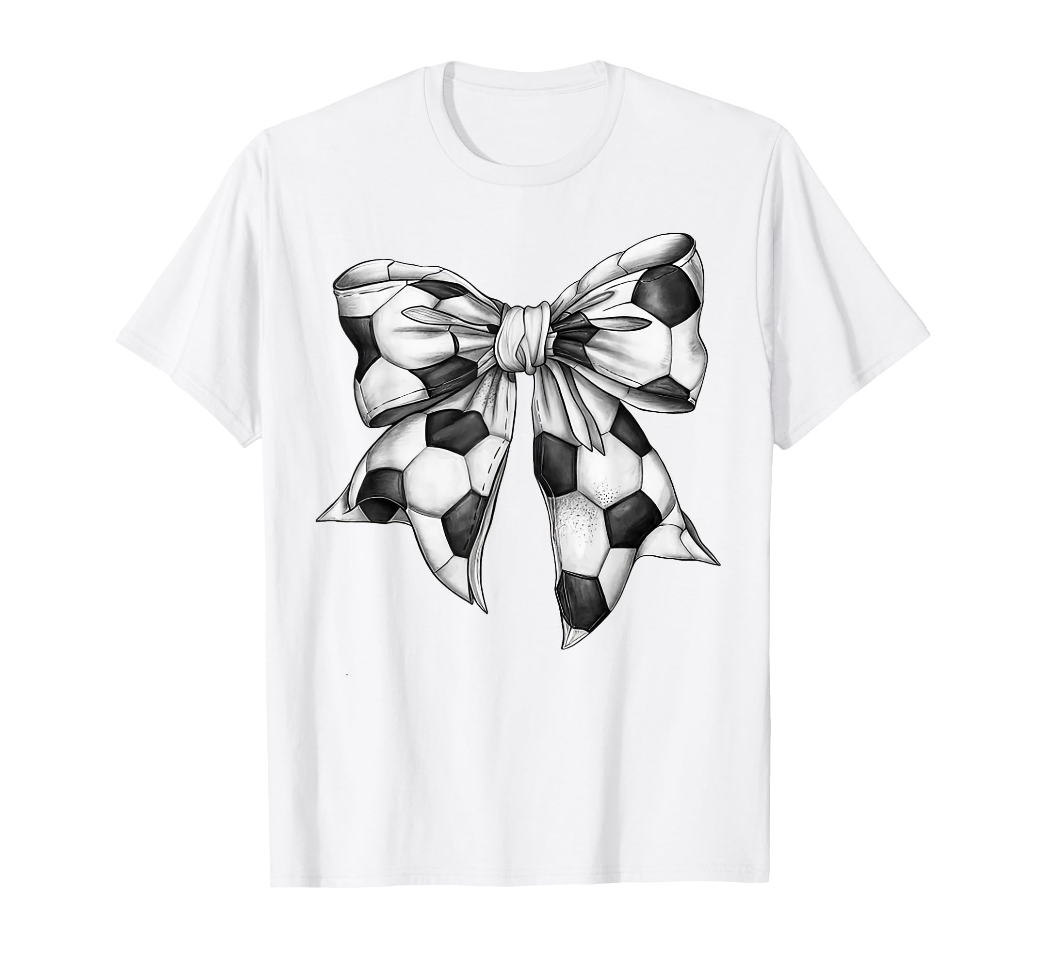 Game Day Soccer Coquette Bow Autumn T-Shirt - Graphic Print Unisex - T-Shirt, Sweatshirt, Hoodie