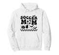 Soccer Mom Halloween Groovy Sports Hoodie - Fun Novelty Design for Adults - T-Shirt, Sweatshirt, Hoodie