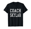 Coach Skylar Custom Football Soccer T-Shirt - Minimalist Print for Adults - T-Shirt, Sweatshirt, Hoodie