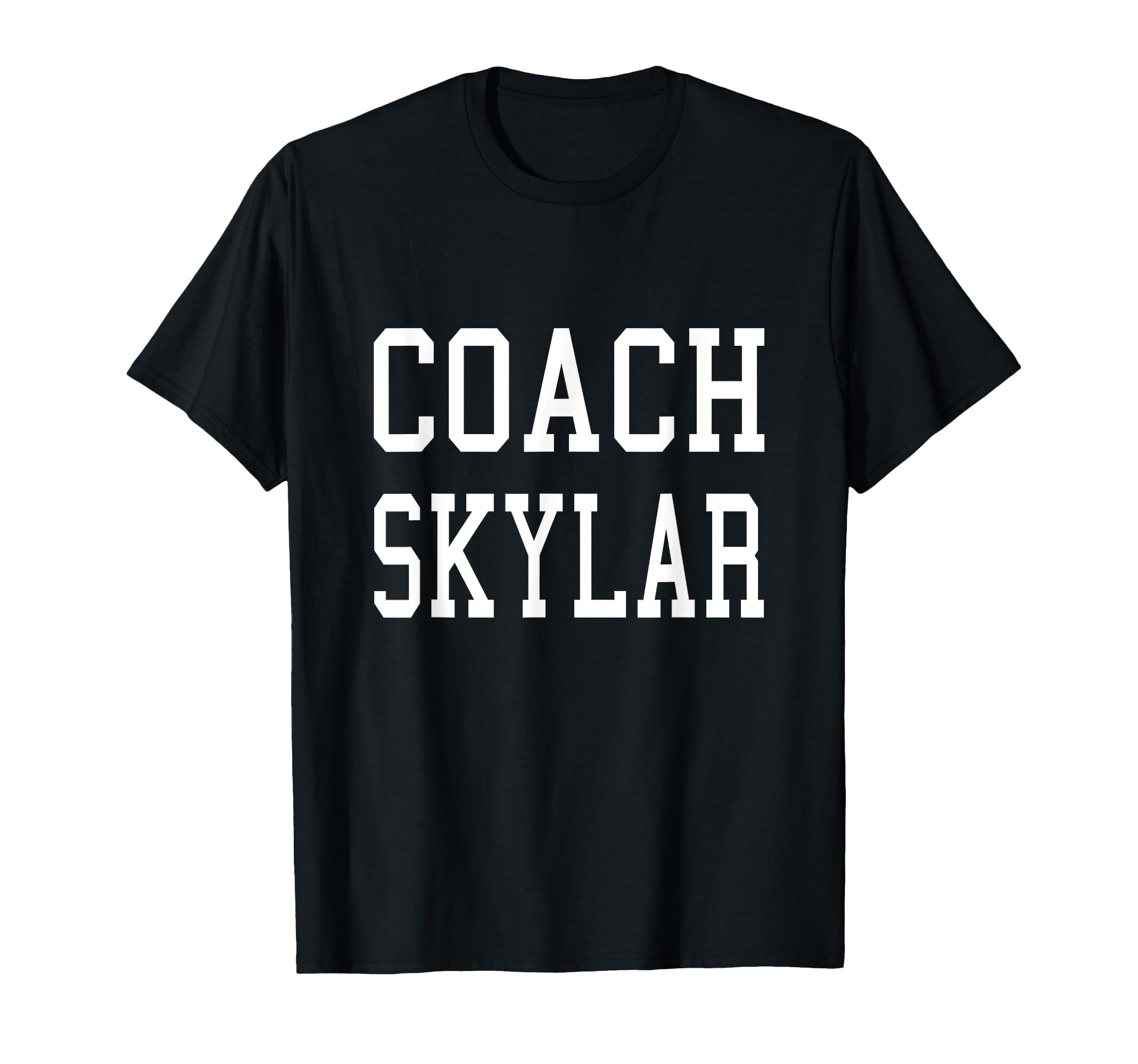 Coach Skylar Custom Football Soccer T-Shirt - Minimalist Print for Adults - T-Shirt, Sweatshirt, Hoodie
