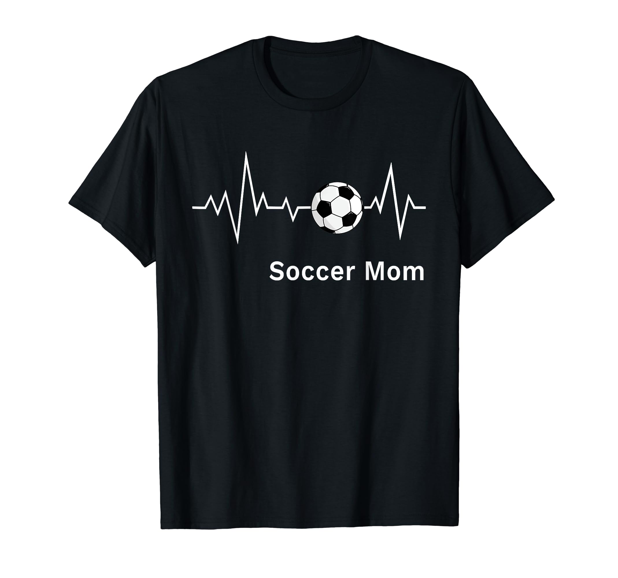 Soccer Mammas Soccer Mom Heartbeat T-Shirt - Custom Art Print Men Women - T-Shirt, Sweatshirt, Hoodie