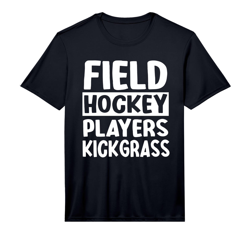 Mens Field Hockey Player Kickgrass T-Shirt - Custom Art Print Men Women - T-Shirt, Sweatshirt, Hoodie