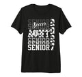 Senior 2027 Soccer Aunt Proud T-Shirt - Fun Novelty Design Men Women - T-Shirt, Sweatshirt, Hoodie
