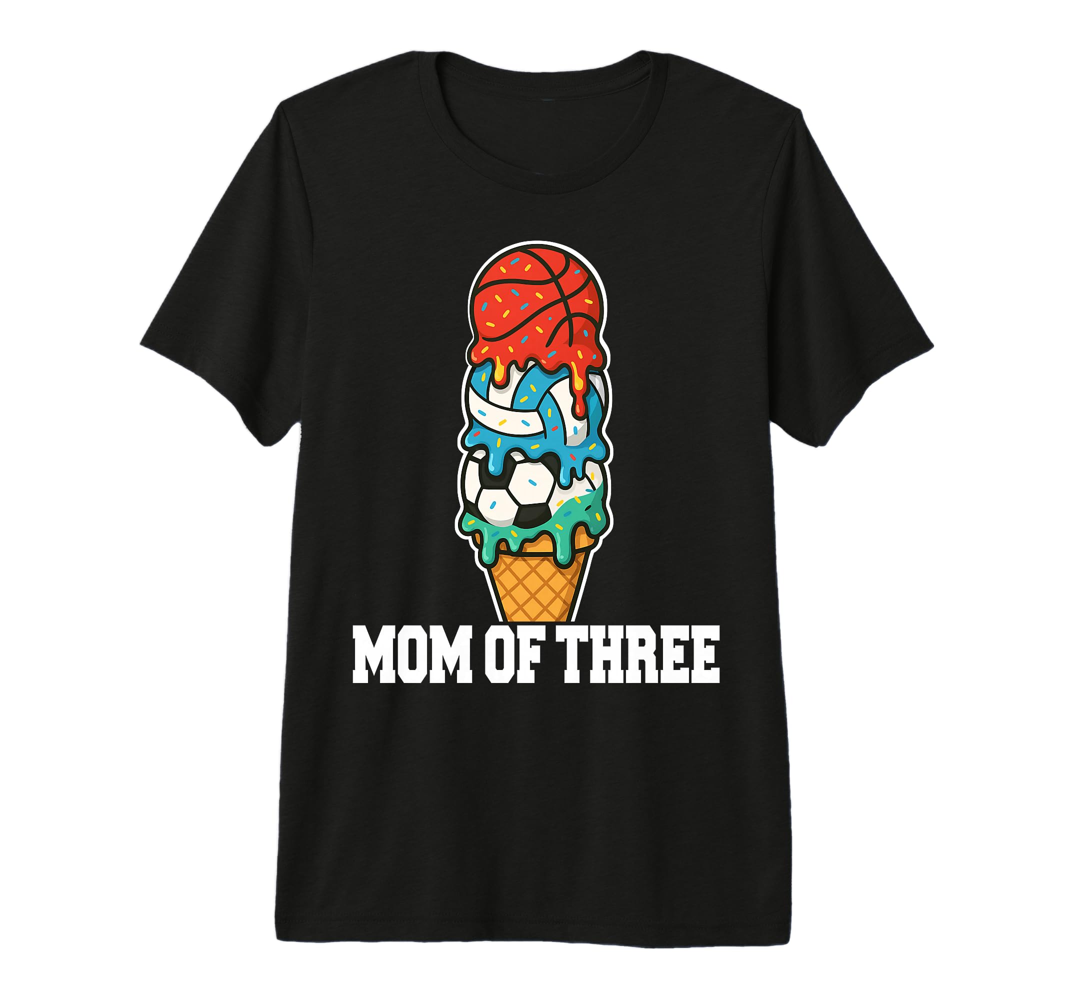 Basketball Soccer Volleyball Mom Ice T-Shirt - Custom Art Print Men Women - T-Shirt, Sweatshirt, Hoodie