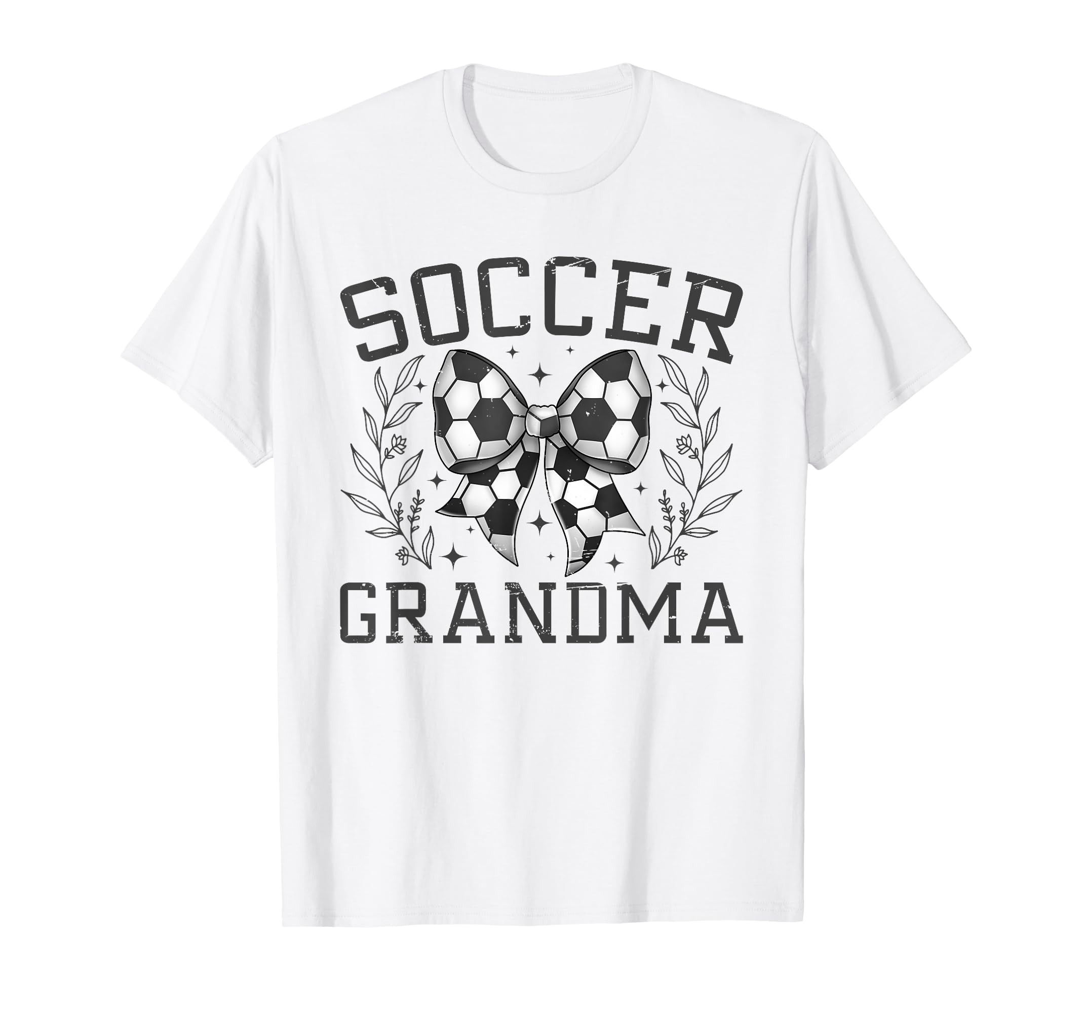 Coquette Bow Soccer Grandma Game Day T-Shirt - Minimalist Print for Adults - T-Shirt, Sweatshirt, Hoodie
