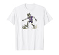 Soccer Skeleton Dribbling Legend T-Shirt - Fun Novelty Design Men Women - T-Shirt, Sweatshirt, Hoodie